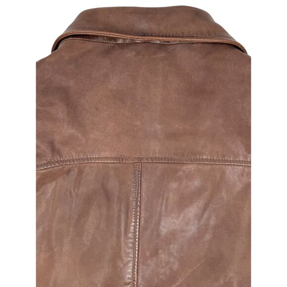 Carbon 2 Cobalt Lamb Leather Jacket • Gorpcore Americana Minimalist Workwear XXL - Picture 9 of 16